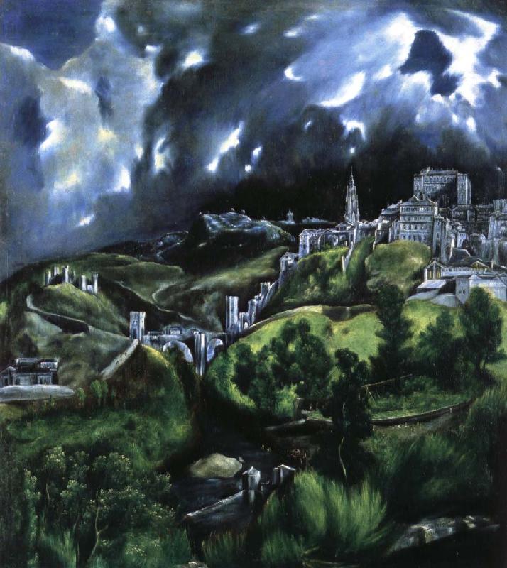 El Greco A View of Toledo oil painting image